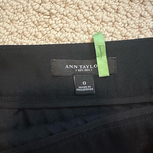 Ann Taylor skirt - black with lace trim. - Picture 2 of 2